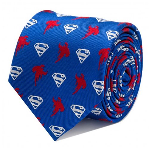 Superman Blue Italian Silk Tie